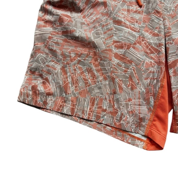 LULULEMON T.H.E. Short 9" Linerless Training Athletic Shorts in Orange Size S - Picture 6 of 8